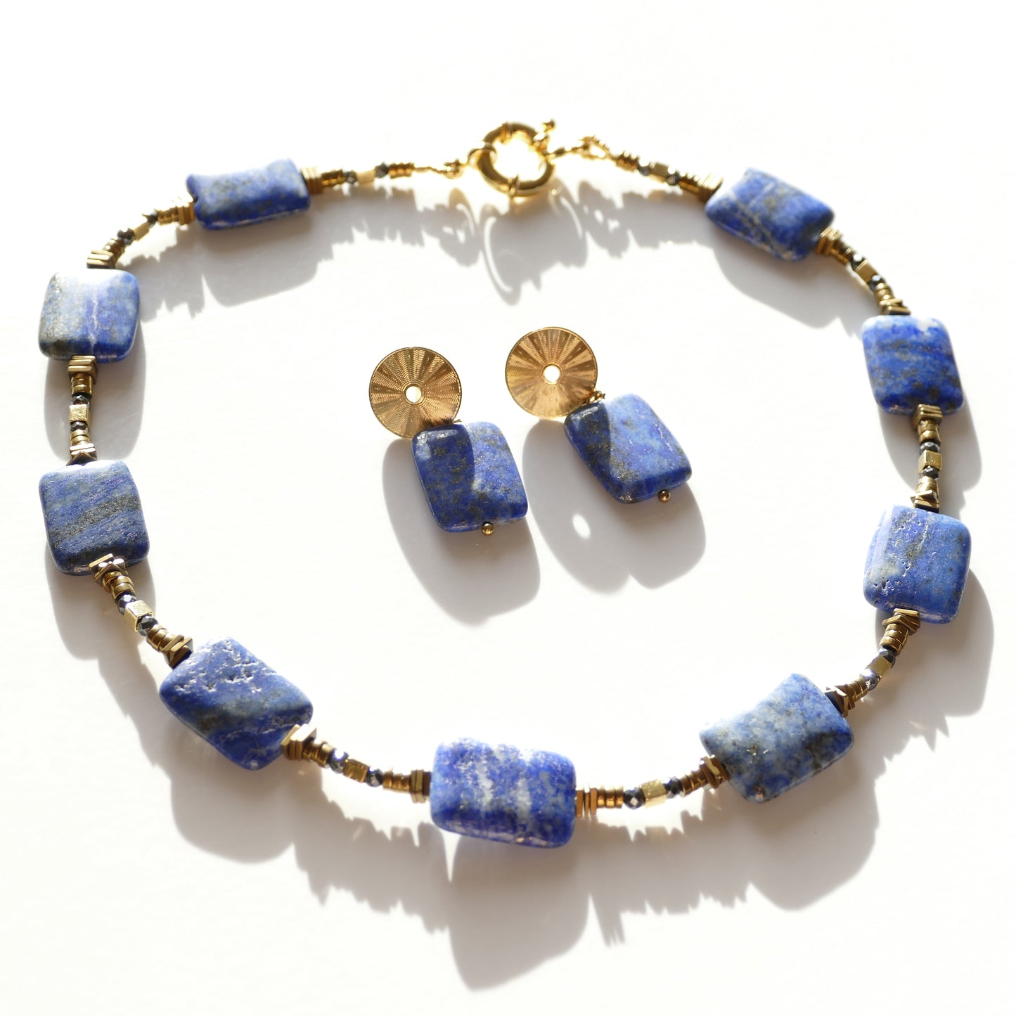 Daia Lapislazuli Bronze Kette