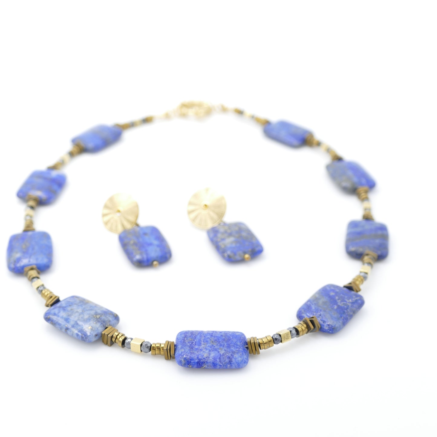 Daia Lapislazuli Bronze Kette