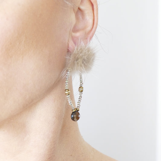 Christa Rauchquarz Ohrringe