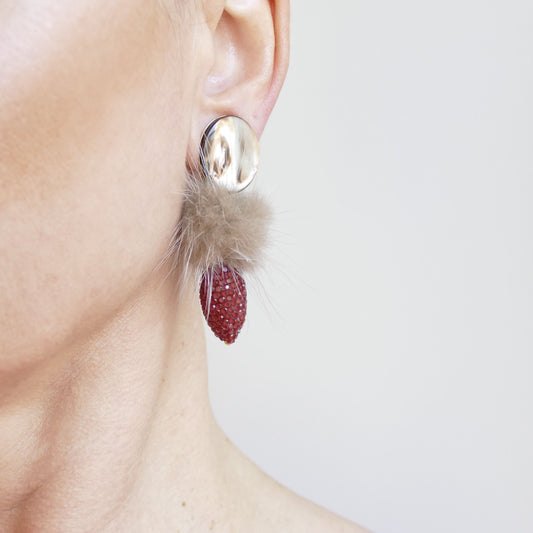 Bruna Perle Ohrclips