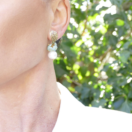 Melina Ohrringe Perle