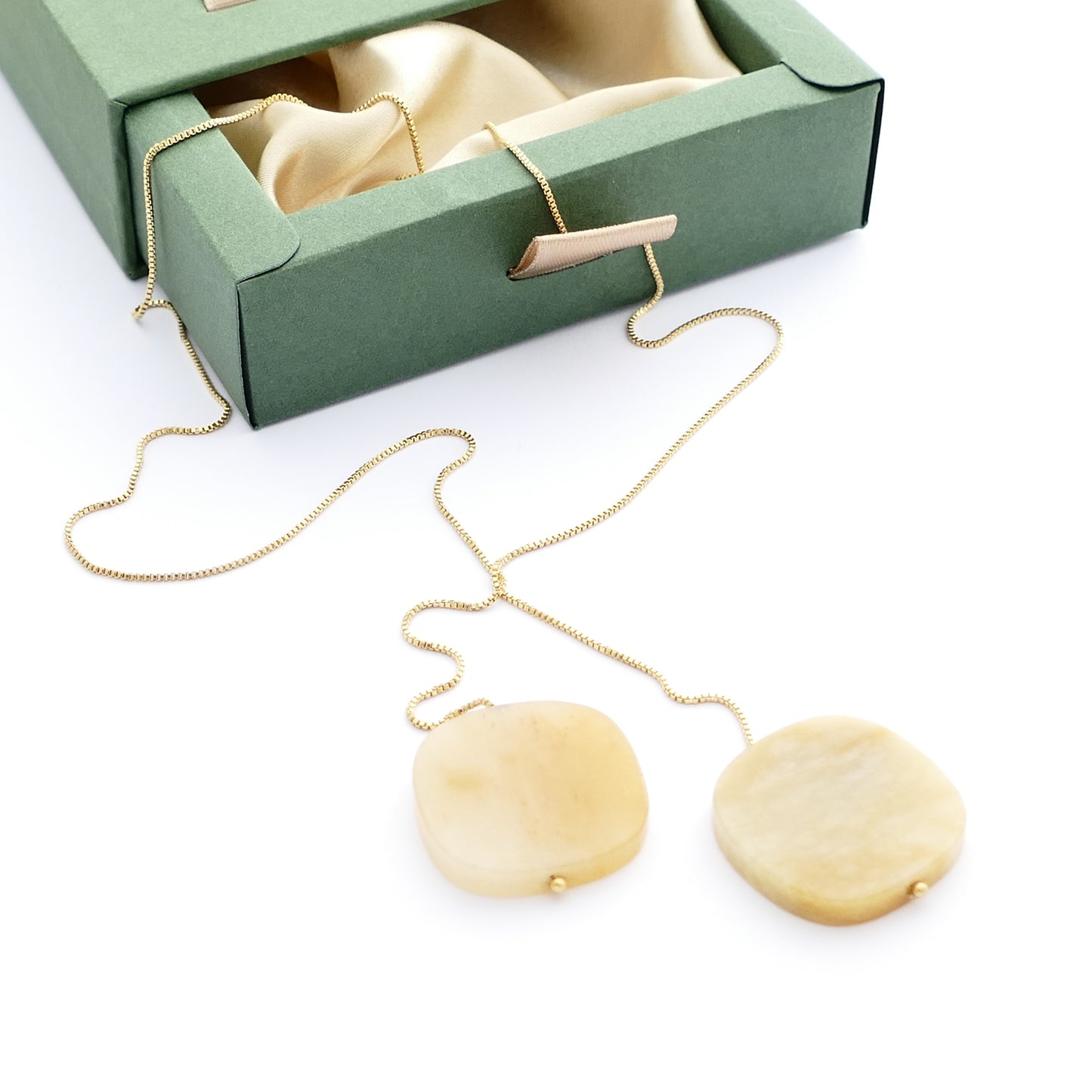 Jana Set kette aus Achat Stein