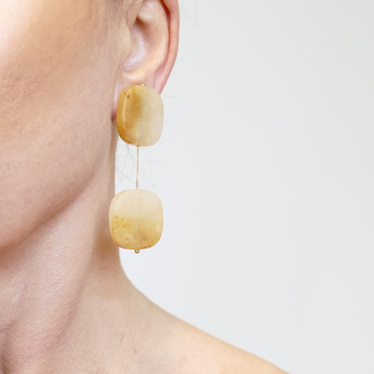 Ohrclips Jana Achat Stein