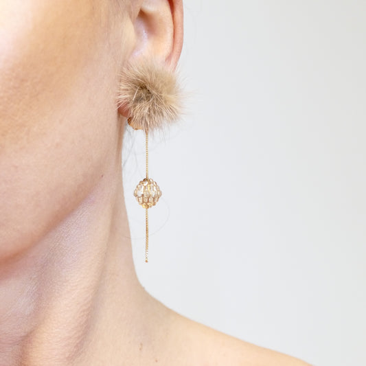 Miuma Ohrclips Fell Pelz