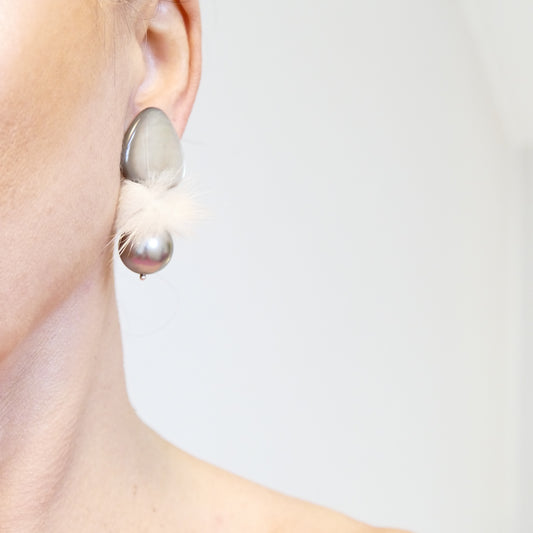 Genova Perle Ohrclips