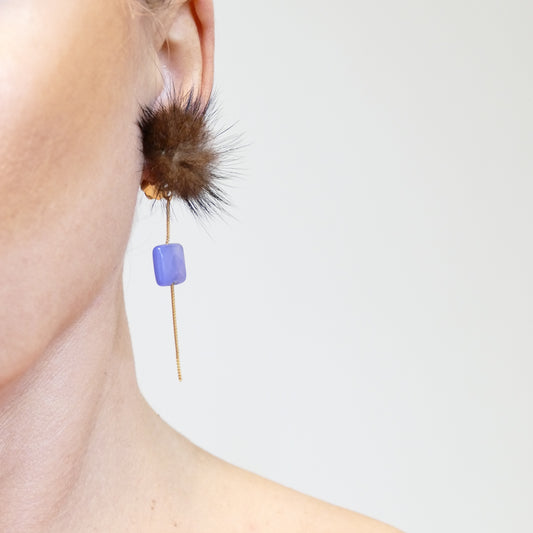 Amara Ohrringe Ohrclips Jaspis