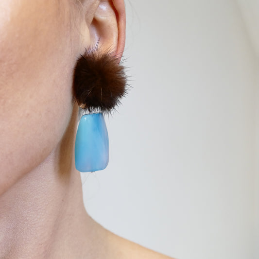 Danuza Ohrclips Stein