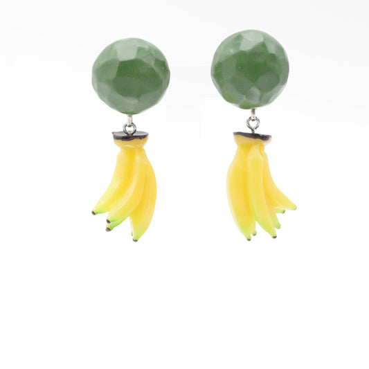 Banane, Erdbeeren Ohrclips