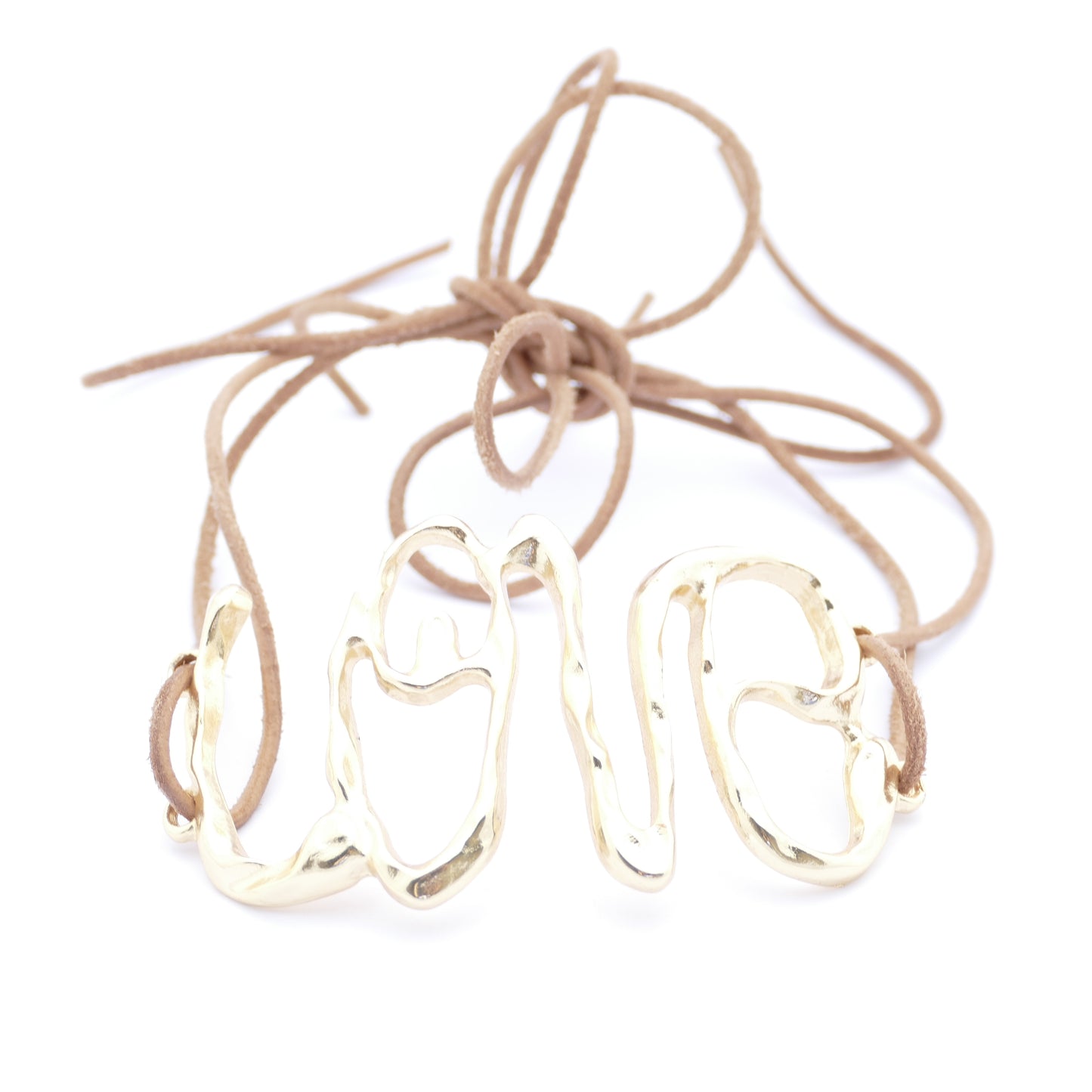 Choker Halsband Gold Kette Love