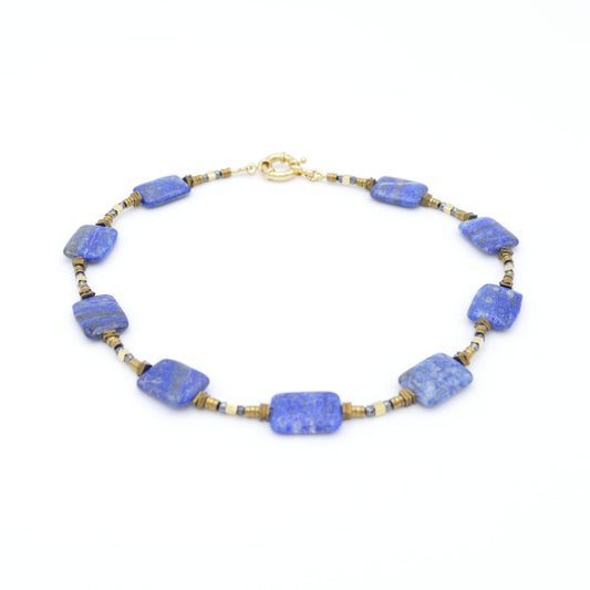 Daia Lapislazuli Bronze Kette