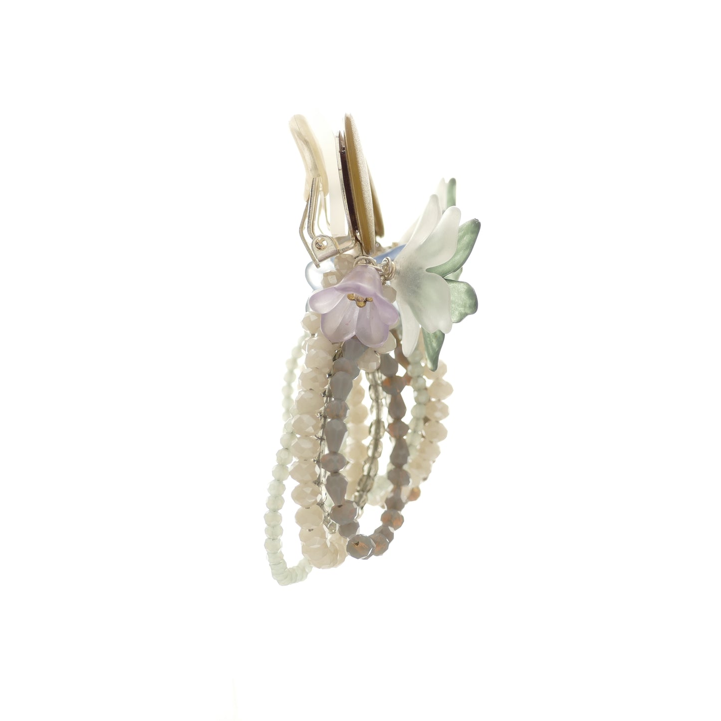 Lilian Ohrclips Creole Mit Blumen