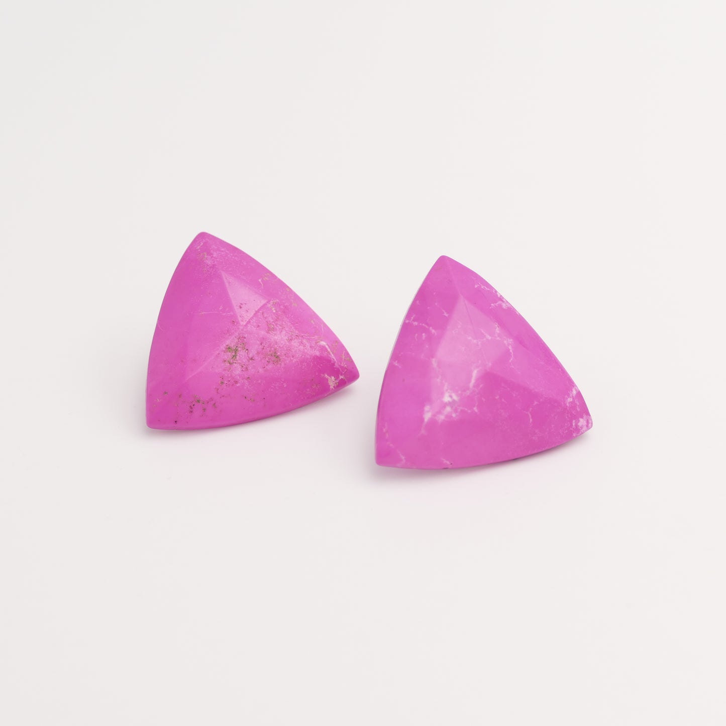 Pink Ohrclips Stein