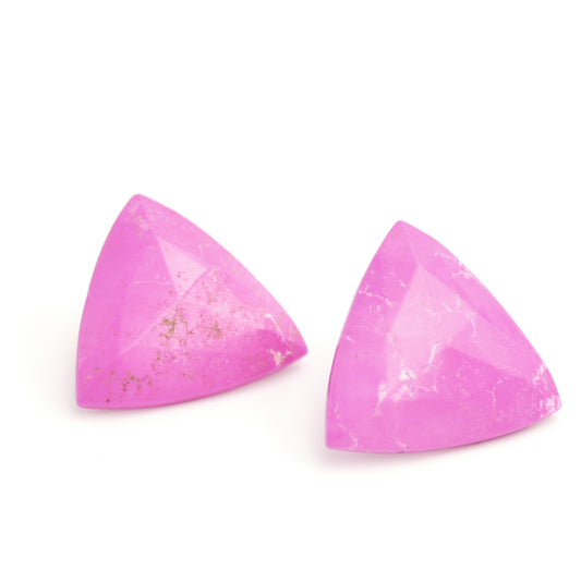 Pink Ohrclips Stein