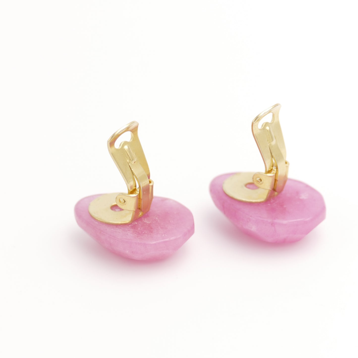 Cherry Ohrclips Rosa stein