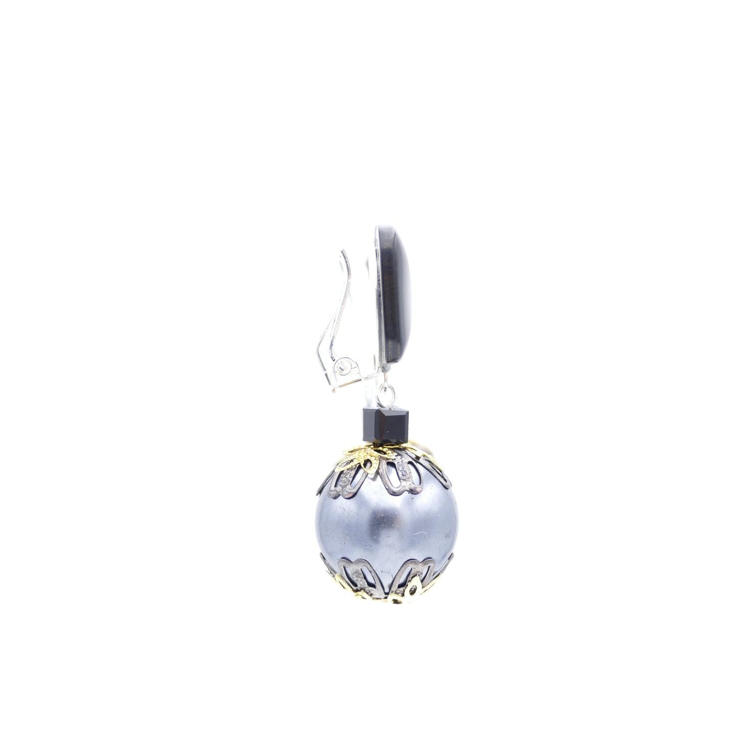 Petra Ohrclips Modeschmuck Ohrringe Perle