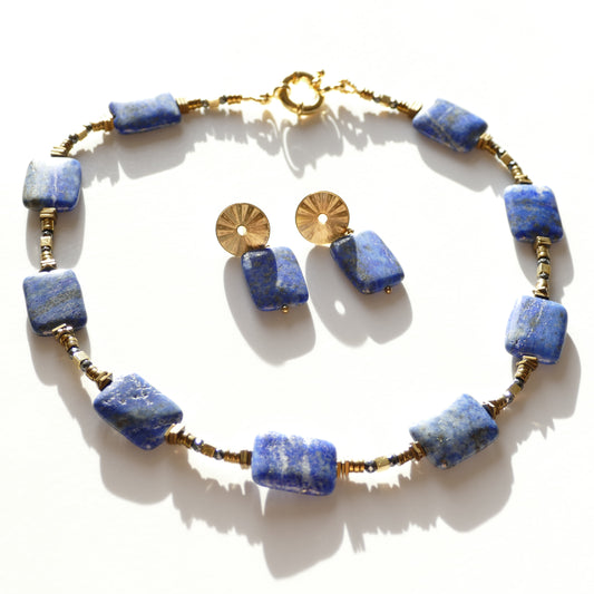 Daia Lapislazuli Bronze Kette