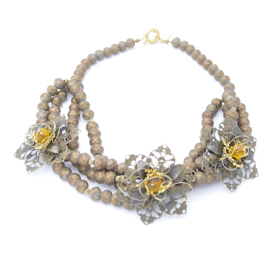Breda Kette Bronze Blume
