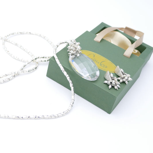 Prata Set Kette Mit Ohrrige