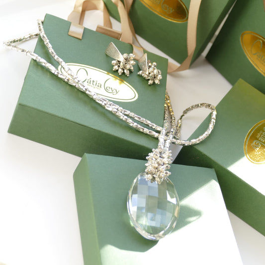Prata Set Kette Mit Ohrrige