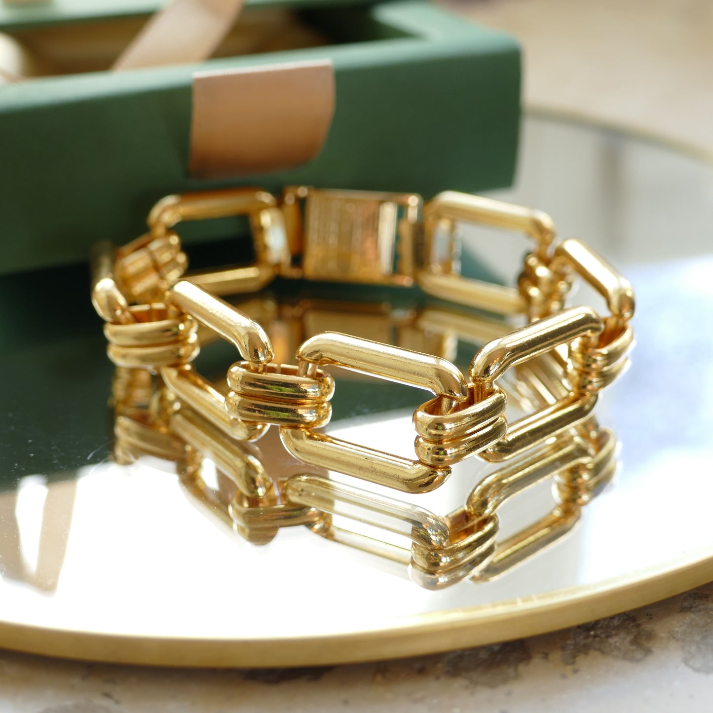 Jojo Armkette Gold Vergoldet