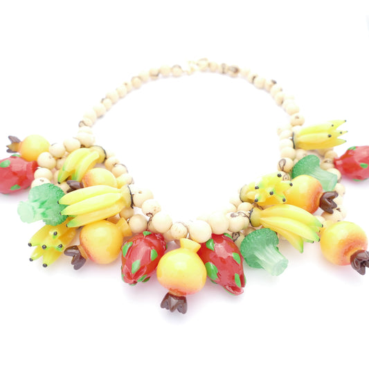 Sommer Obstkette Mit Naturperlen