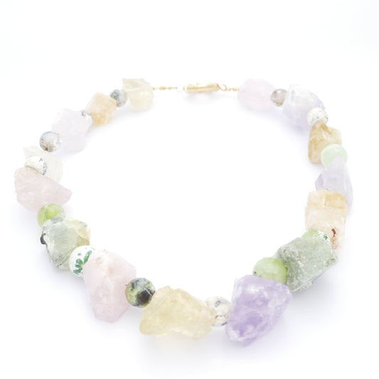 Verena Edelsteine Collier Mit Amethyst, Citrin