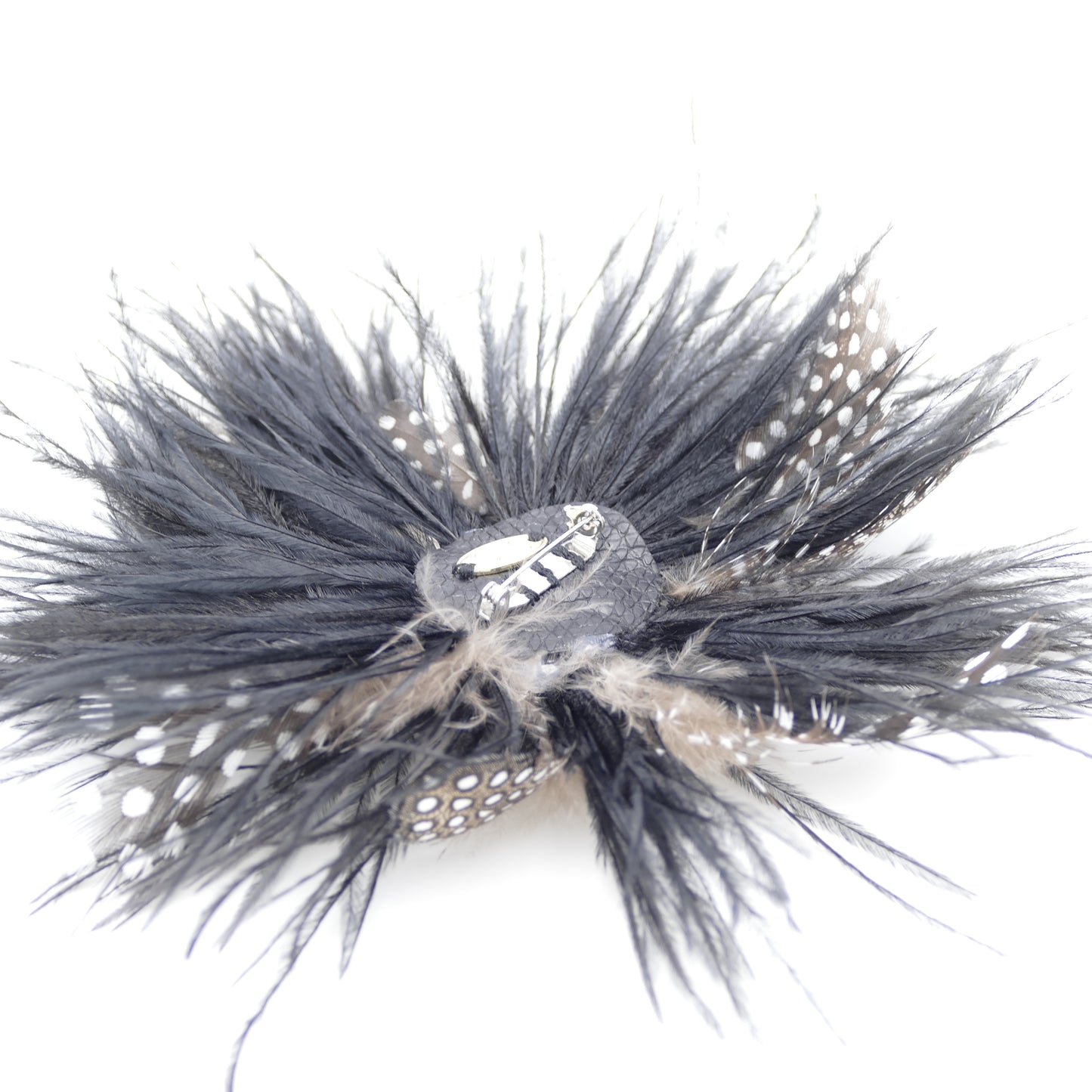 Brosche Federn Florica Strass