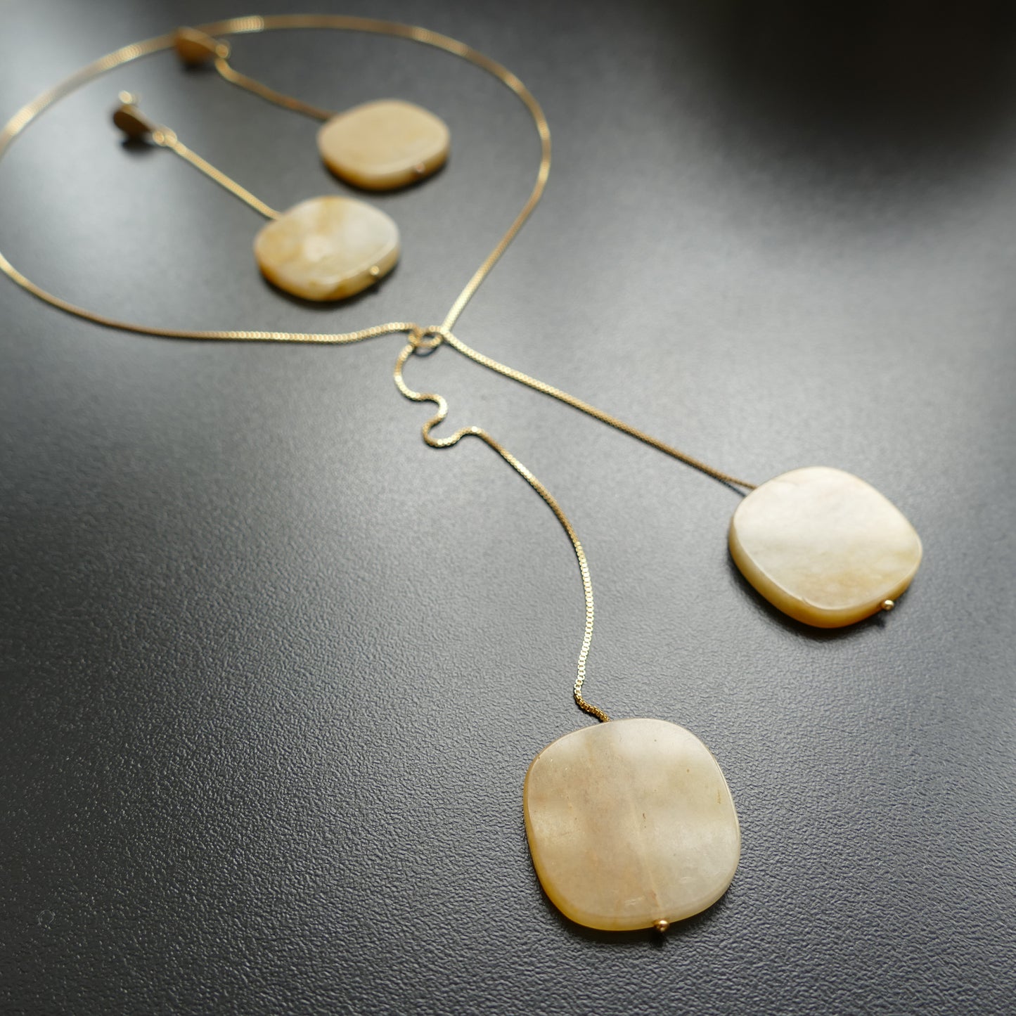 Jana Set kette aus Achat Stein