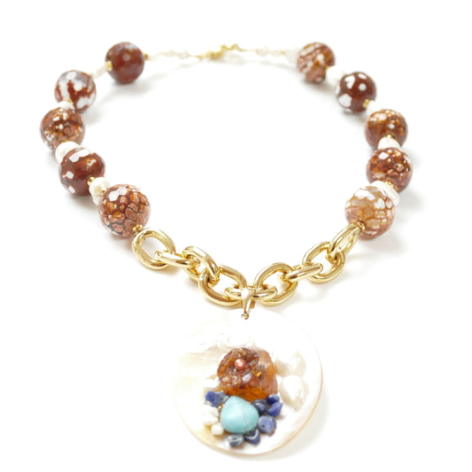 Tomalla Kette Perle