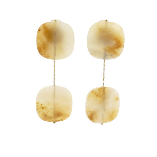 Ohrclips Jana Achat Stein