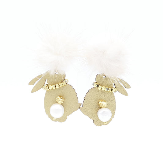 Lili Gold Fell Ohrclips