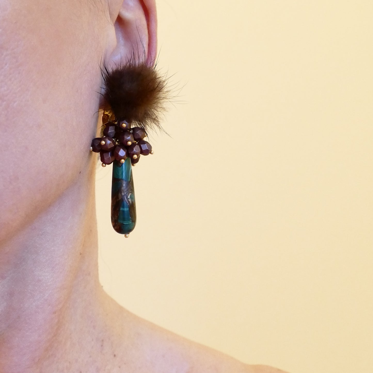 Allegro Ohrclips Stein