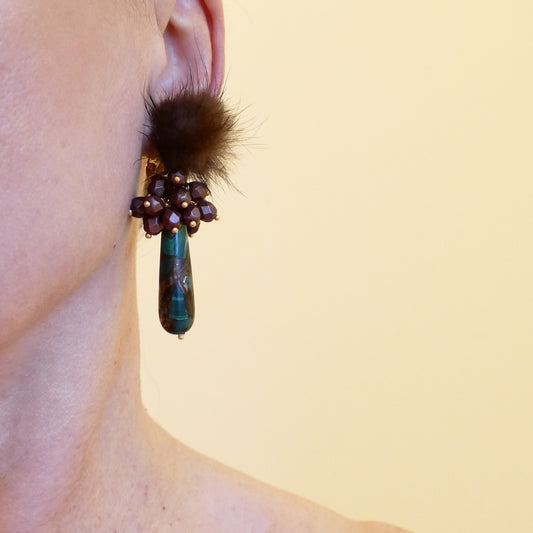 Allegro Ohrclips Stein