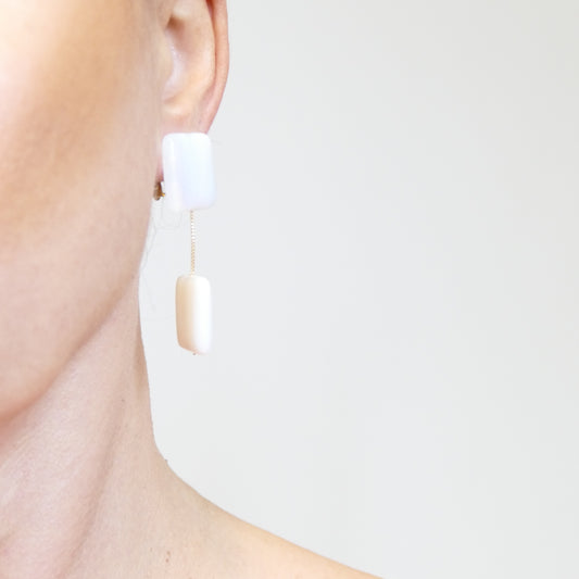 Milu Set Analcim Kette Mit Ohrclips