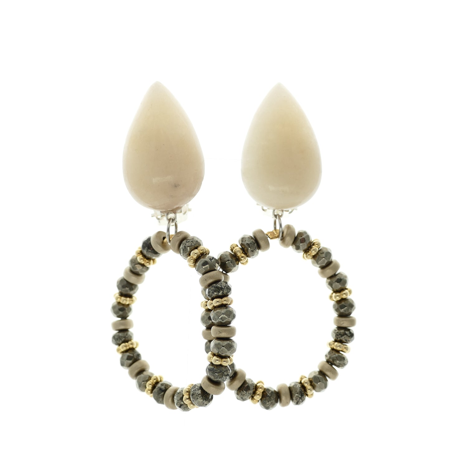 Diana Ohrclips Creole Bronze