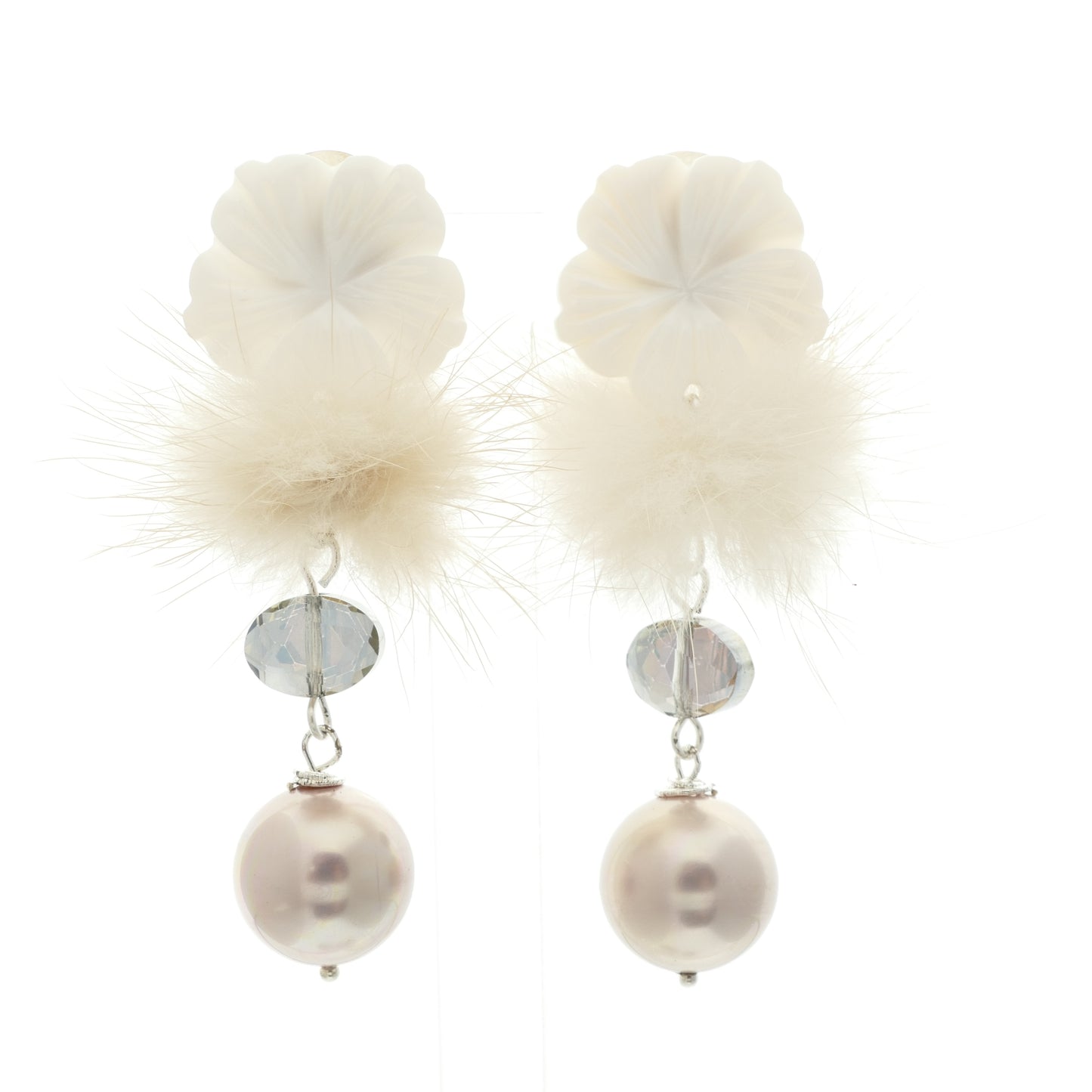 Mila Ohrringe Ohrclips Perle