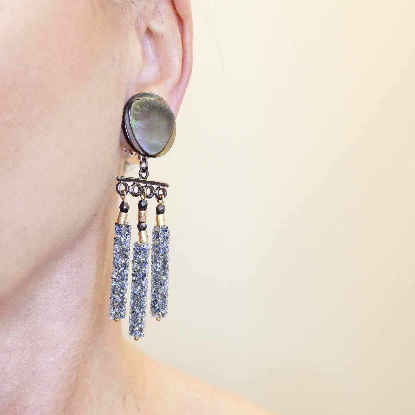 Sophia Ohrclips Perlmutt