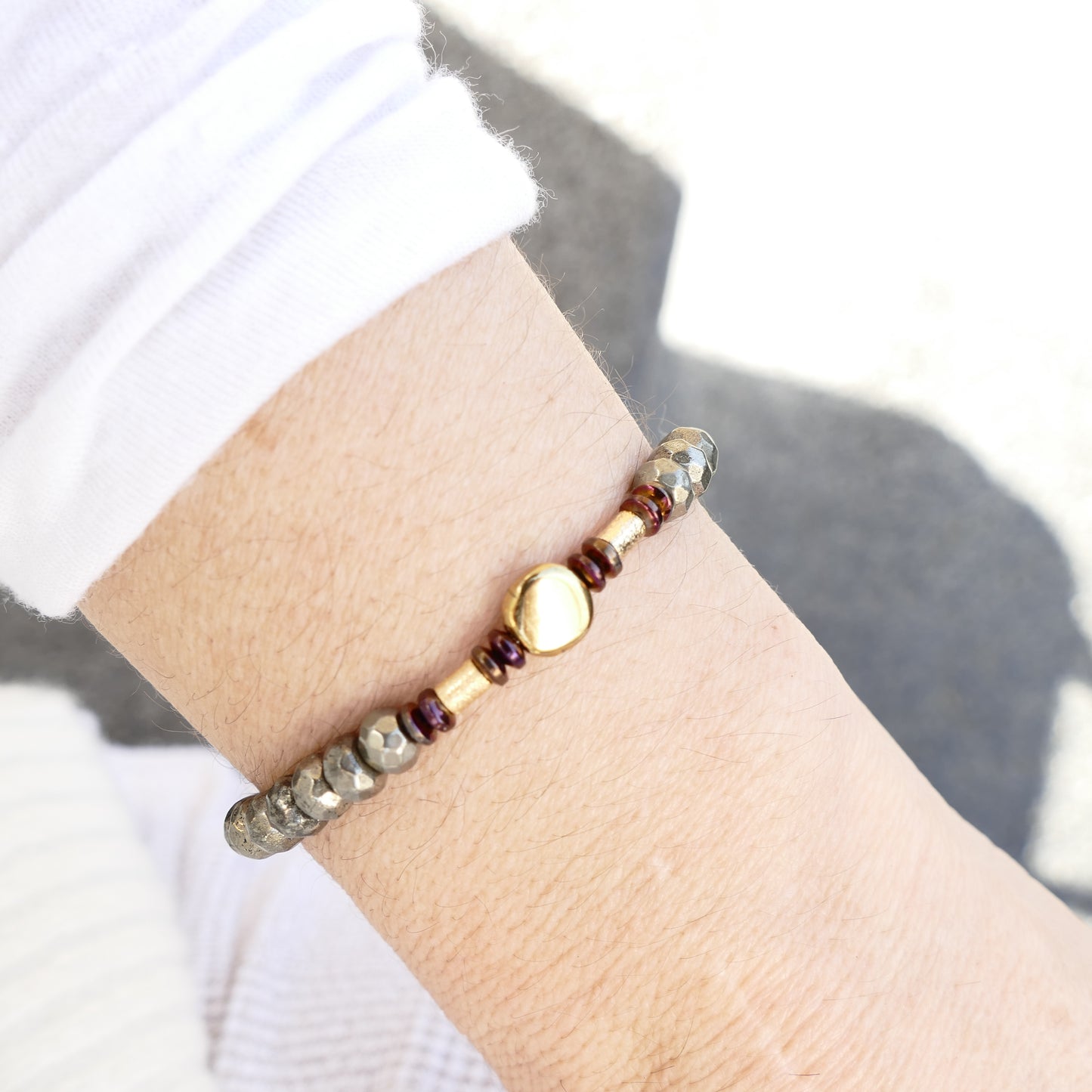Lany Armband Hämatit Stein