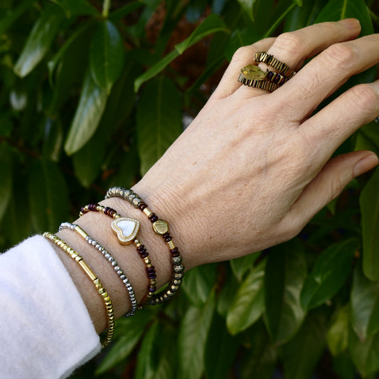 Lany Armband Hämatit Stein