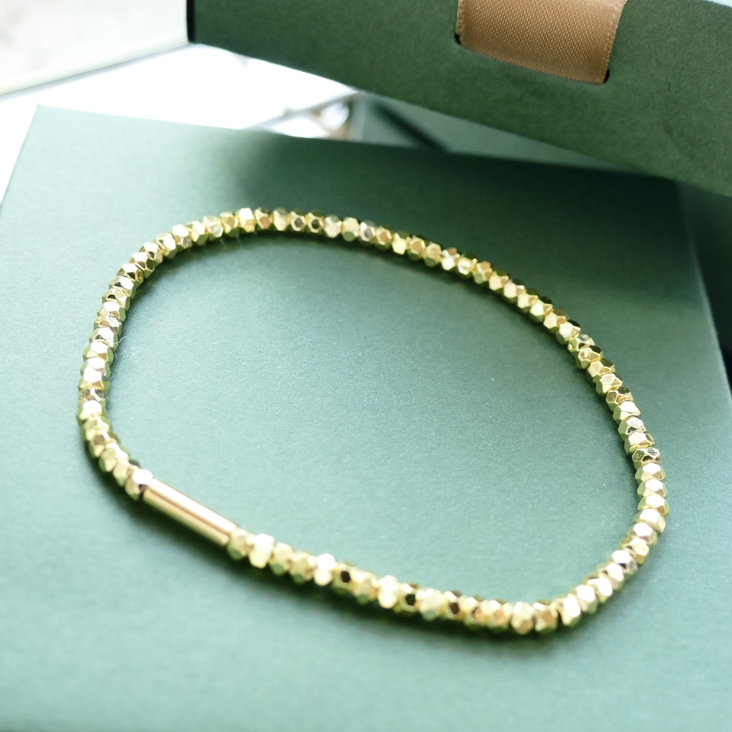 Leny Gold & Silber Perle Armband