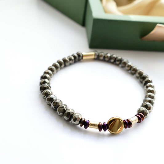 Lany Armband Hämatit Stein