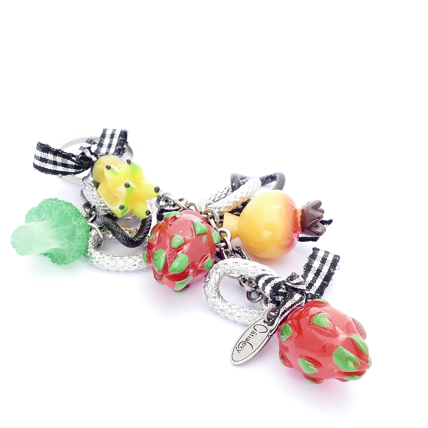 Erdbeeren Taschenanhänger Und Schlüsselanhänger