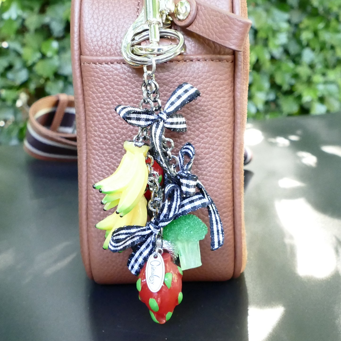 Erdbeeren Taschenanhänger Und Schlüsselanhänger