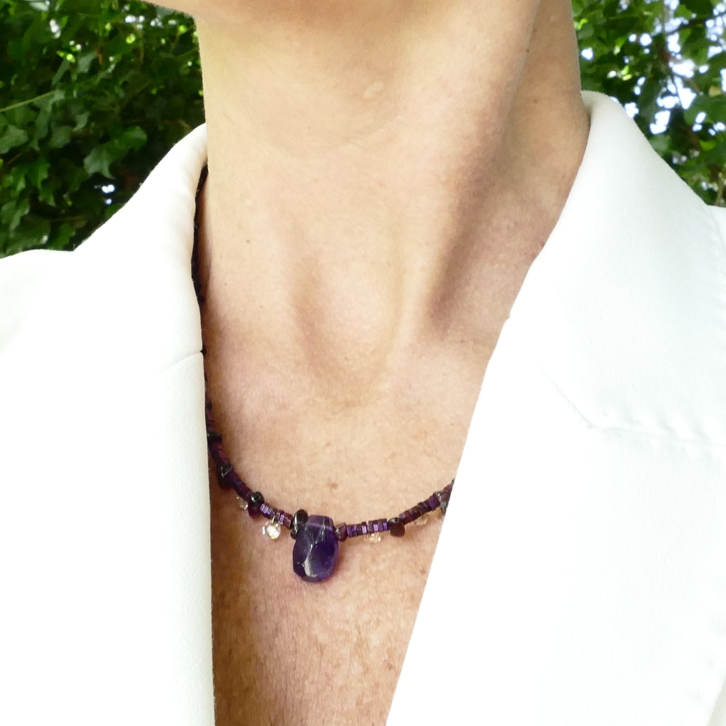 Sandra Amethyst Kette