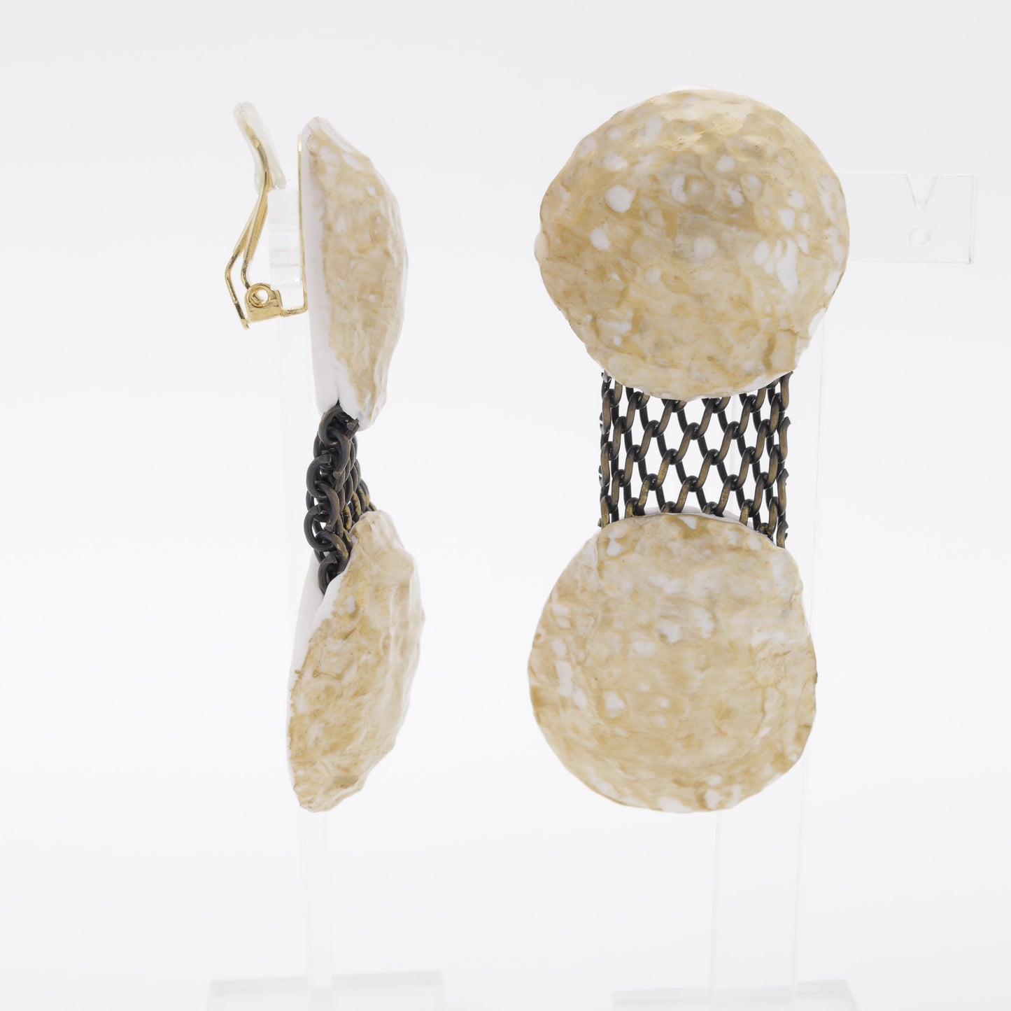 Olga Ohclips Contemporay Design Mit Bronze Element