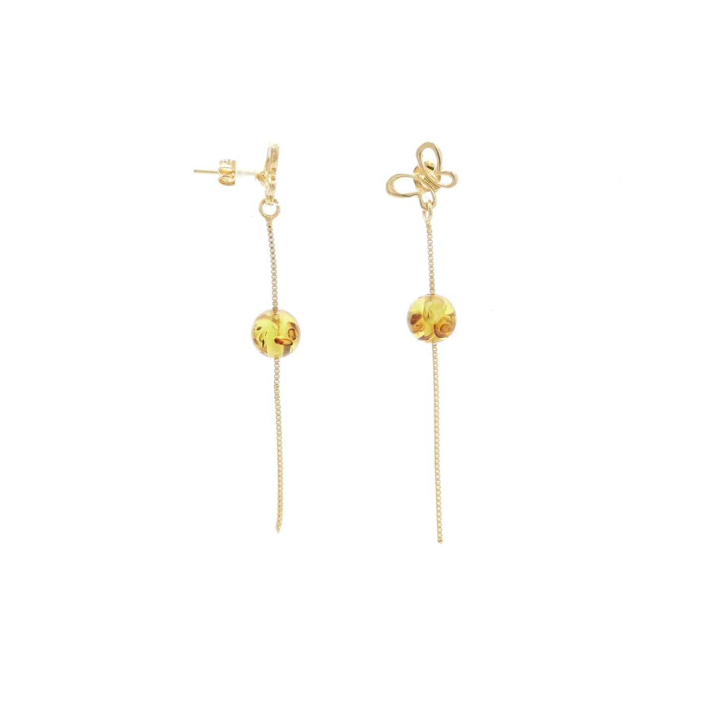 Gold Schmetterlinge Ohrringe