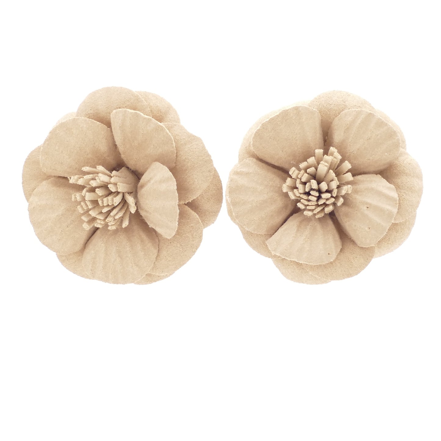 Florinda Ohrringe Bunte Ohrclips Bunte Blumen Mehrfarbige