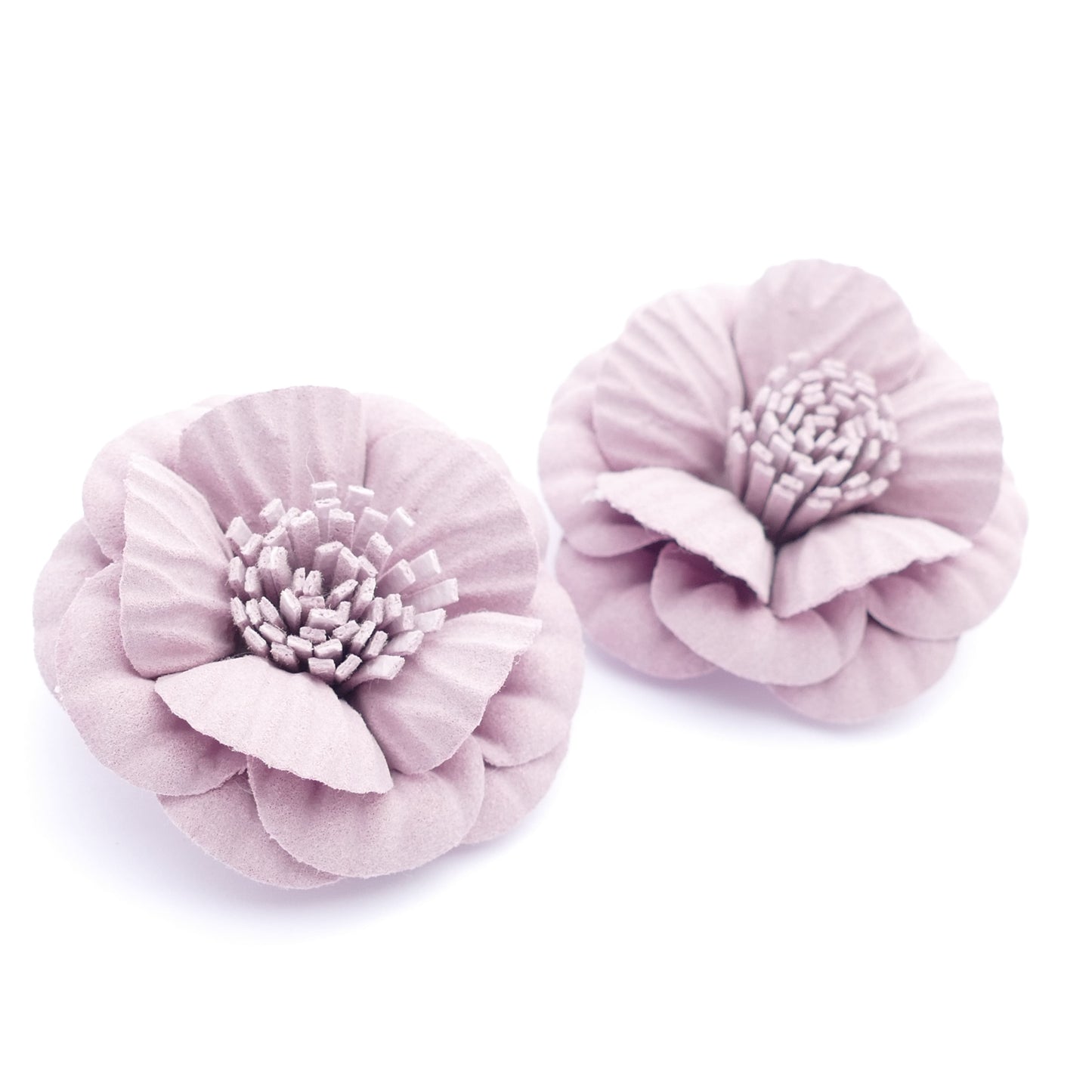 Florinda Ohrringe Bunte Ohrclips Bunte Blumen Mehrfarbige
