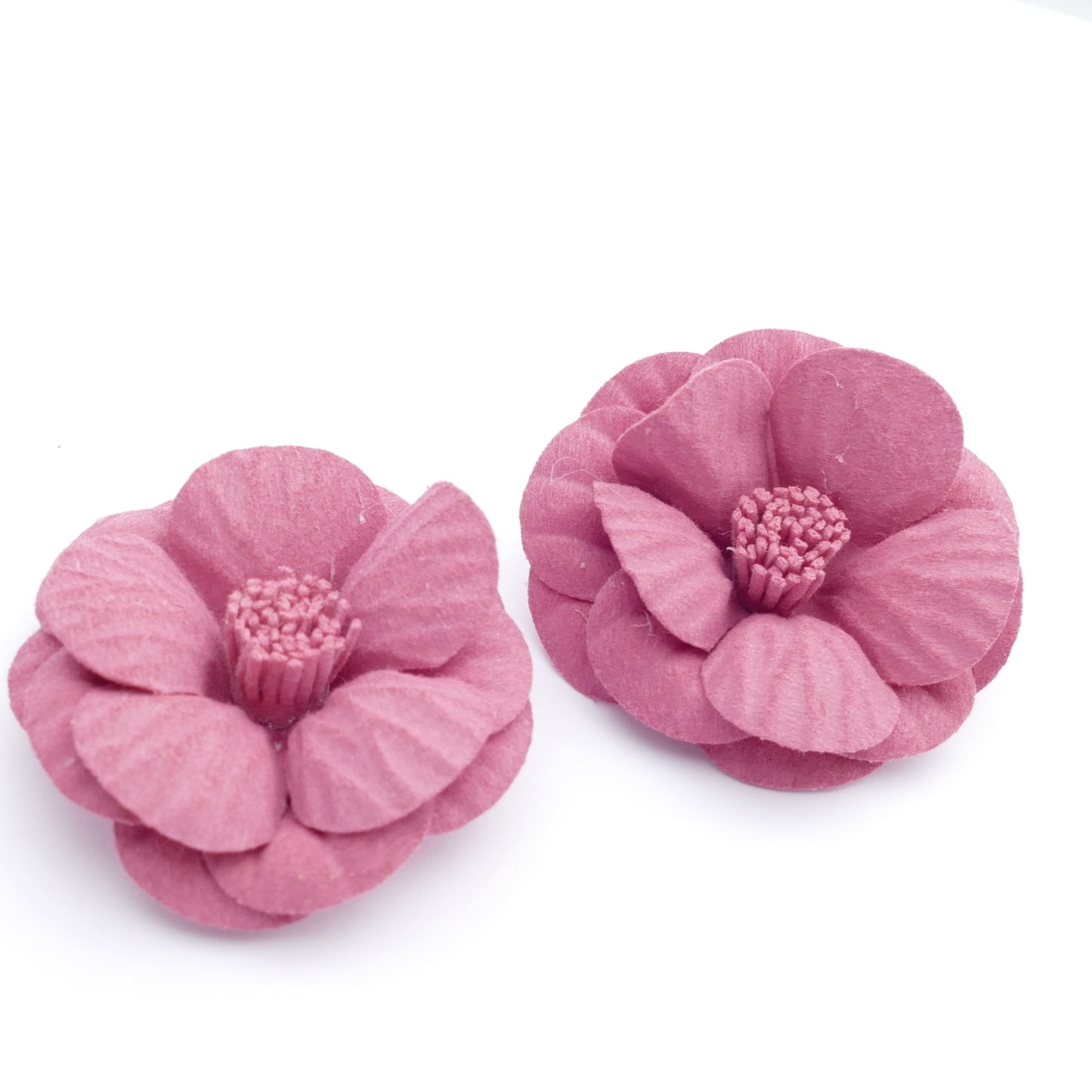Florinda Ohrringe Bunte Ohrclips Bunte Blumen Mehrfarbige