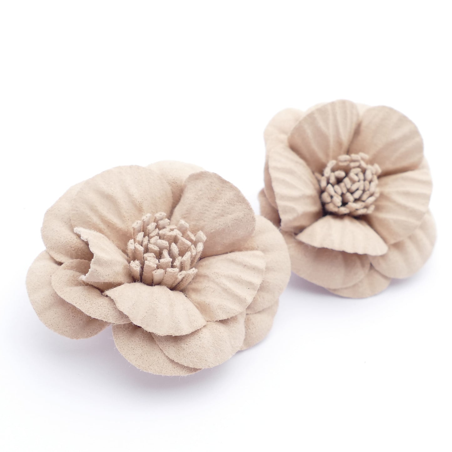 Florinda Ohrringe Bunte Ohrclips Bunte Blumen Mehrfarbige